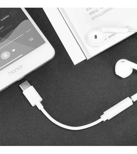 Adaptador Usb-c Auxiliar Audio 3.5mm Celular Tablet Portáti - Imagen 3