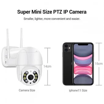 Camara Ip Wifi Exterior 1080p Infrarrojo 2 Antenas Domo - Imagen 2