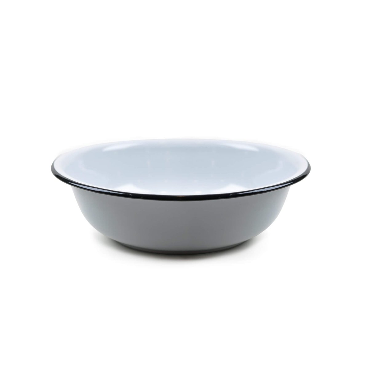 Ensaladera Enlozada Blanca – Bowl de Metal Resistente - Imagen 3