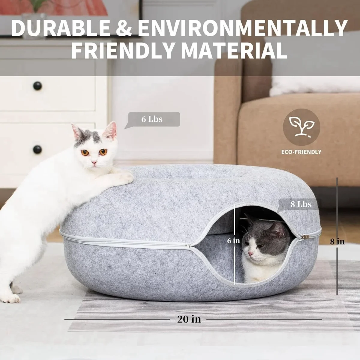Cama Túnel Para Mascotas - Imagen 2