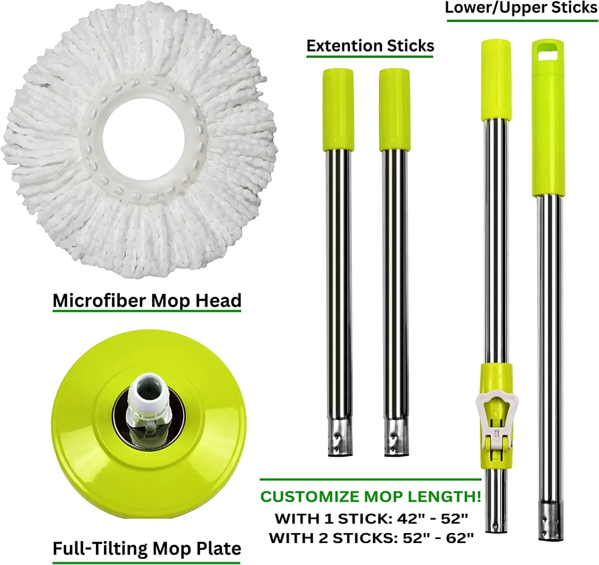 Trapeador Giratorio 360 Con Balde + Envio Gratis - Imagen 5