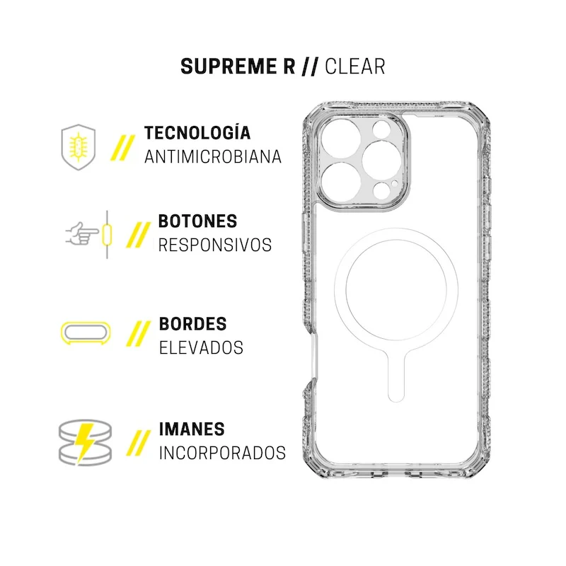 CASE ITSKINS SUPREME R IPH 16 PM TRP - Imagen 5