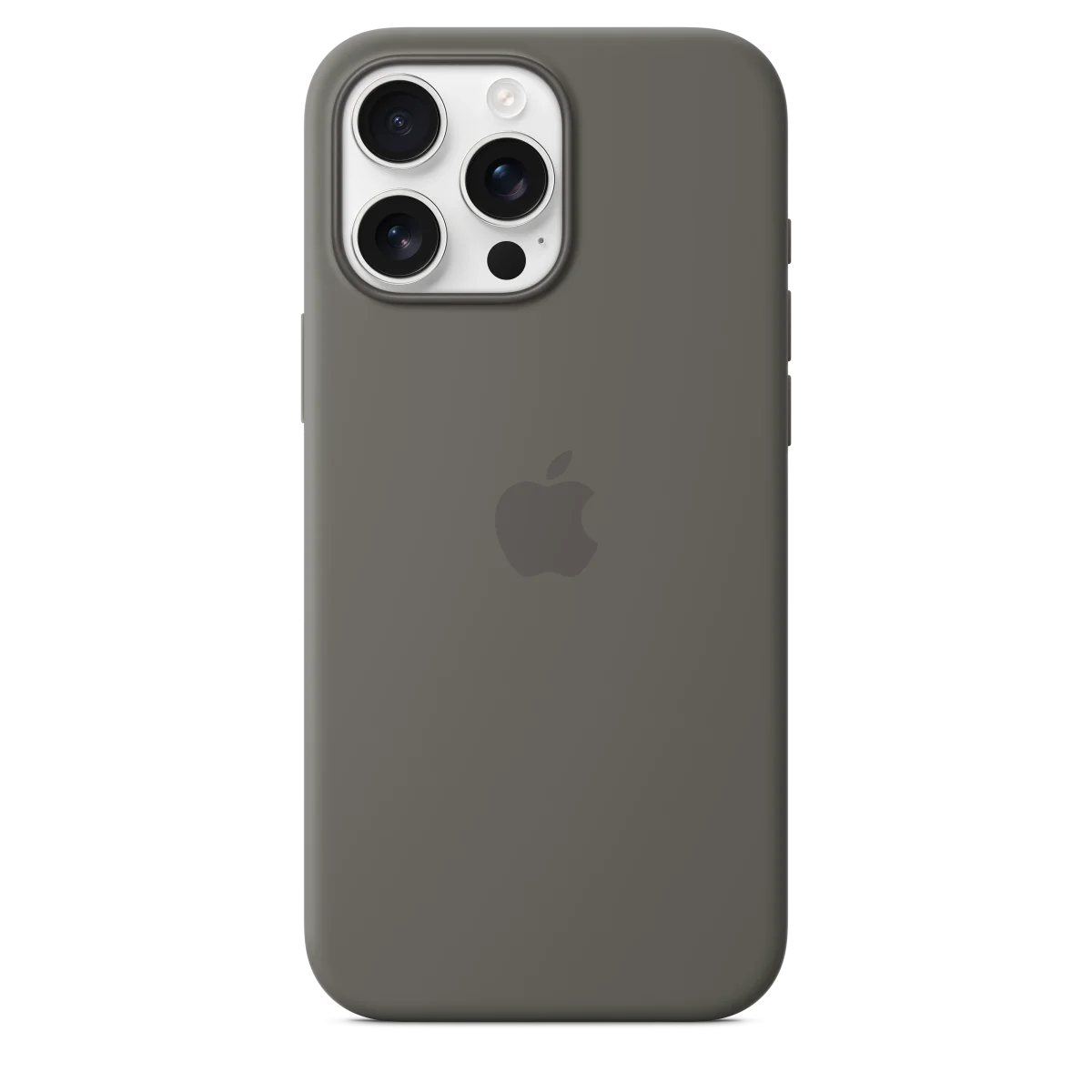 Funda de silicón con MagSafe para el iPhone 16 Pro Max - Gris piedra - Imagen 3