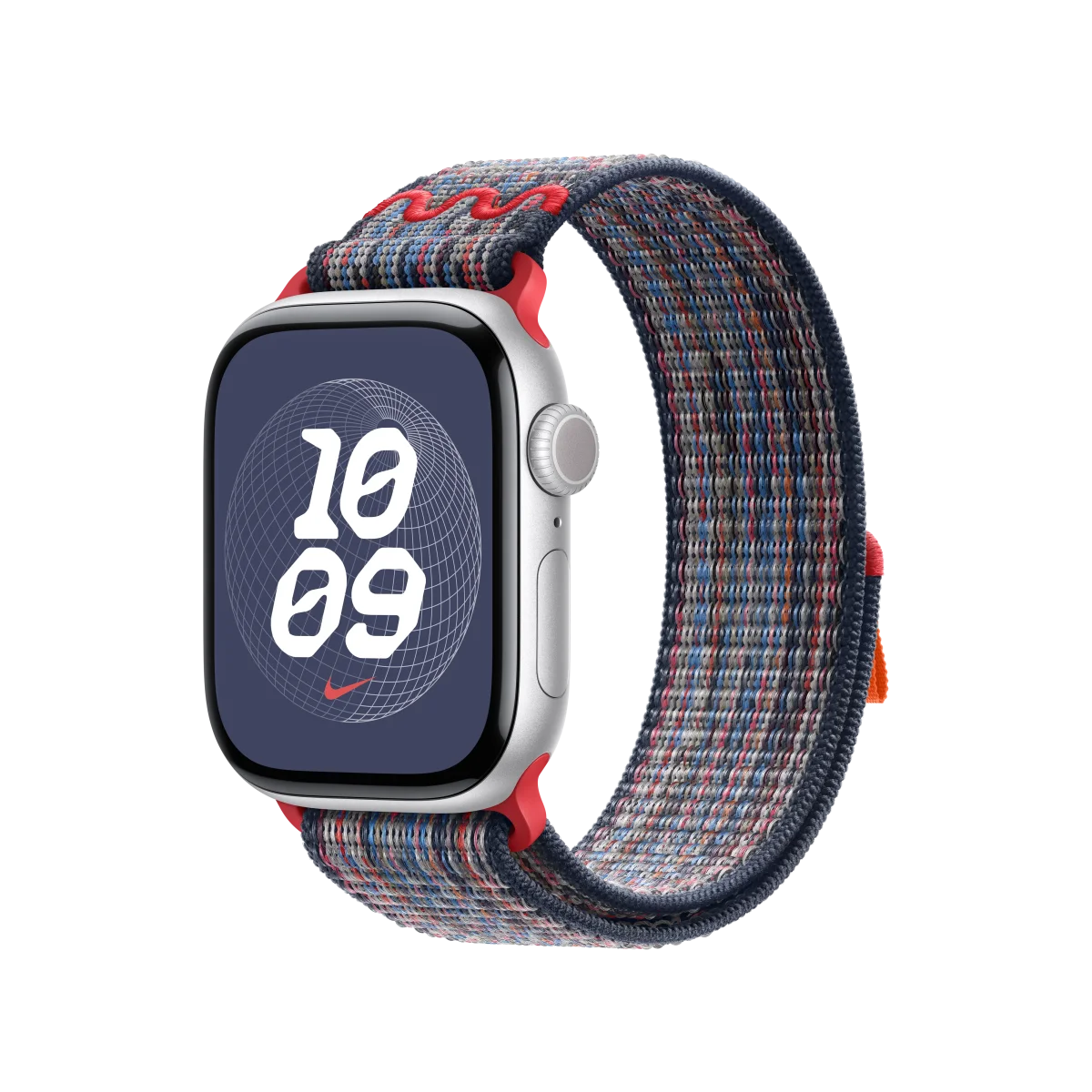 Correa loop deportiva Nike azul/roja para caja de 40 mm - Imagen 2