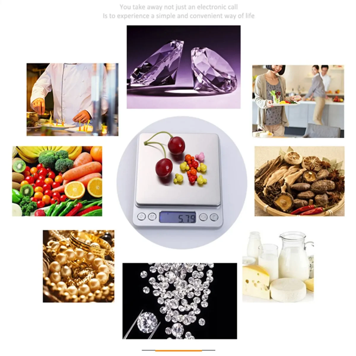 Báscula Gramera De 500 Gramos Para Joyas-Alimentos + Envio Gratis - Imagen 4