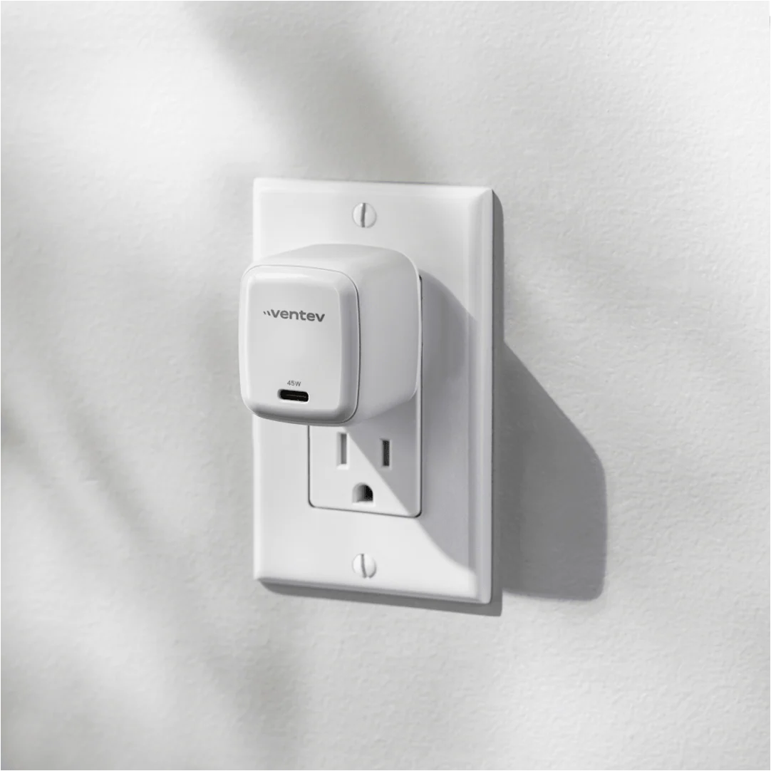 ADAPTADOR VENTEV DE PARED 45W + CABLE DE CARGA 240W USB-C - Imagen 4