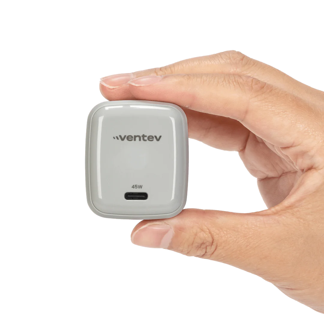 ADAPTADOR VENTEV DE PARED 45W + CABLE DE CARGA 240W USB-C - Imagen 3
