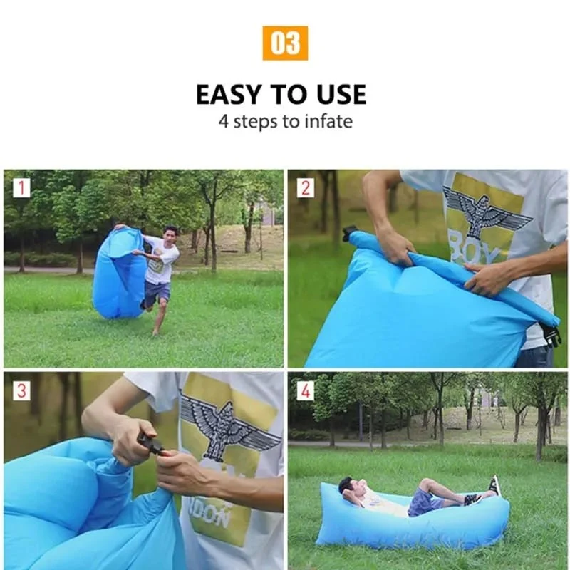 Sofa Inflable Portatil Para Descansar - Imagen 3