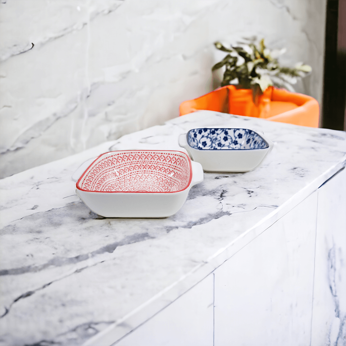Fuente De Ceramica Bowl Cuadrado 11,5 cm - Imagen 2